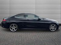 Used Mercedes C220 AMG line 170 HP (125 kW) 2018 Black Coupe