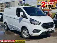 Used Ford Transit Custom Limited 130 HP (95 kW) 2022 White Van