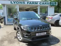 Begagnad Jeep Compass Longitude 170 HK (125 kW) 2021 Svart SUV