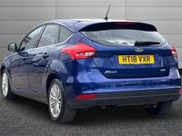 Used Ford Focus Zetec 125 HP (91 kW) 2018 Blue Hatchback