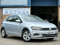 Used VW Polo SE 93 HP (68 kW) 2018 Silver Hatchback