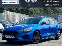 Used Ford Focus ST-Line 120 HP (88 kW) 2020 Blue Hatchback