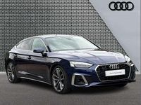 Used Audi A5 Sportback S-Line 200 HP (147 kW) 2022 Blue Hatchback