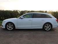 Used Audi A6 S-Line 190 HP (139 kW) 2014 White Estate