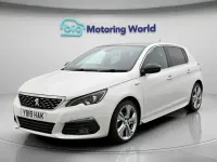 Used Peugeot 308 GT-line 131 HP (96 kW) 2019 White Hatchback