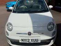 Used Fiat 500 Lounge 85 HP (62 kW) 2012 White Hatchback