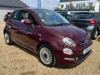 Used Fiat 500 Lounge 105 HP (77 kW) 2016 Red Hatchback