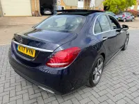 Used Mercedes C220 AMG Line Premium 170 HP (125 kW) 2017 Blue Sedan