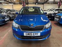 Used Skoda Fabia SE 90 HP (66 kW) 2015 Blue Hatchback
