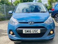 Used Hyundai i10 SE 67 HP (49 kW) 2016 Blue Hatchback