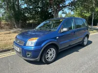Used Ford Fusion Zetec 101 HP (74 kW) 2008 Blue Hatchback