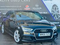 Used Audi A3 Sportback S-Line 2017 Black Hatchback