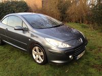 used Peugeot 307 CC 2.0HDi (136bhp) Sport Coupe Cabriolet 2d 1997