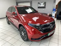 Used Mercedes EQC400 AMG line 300 kW (408 HP) 2021 Red SUV