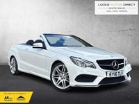 Used Mercedes E220 AMG line 2016 White Cabriolet