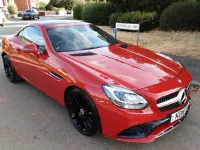 Used Mercedes SLC200 AMG line 184 HP (135 kW) 2016 Red Cabriolet