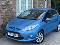 Used Ford Fiesta Zetec 2011 Blue Hatchback