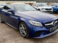 Used Mercedes C200 AMG line 184 HP (135 kW) 2018 Blue Coupe