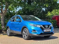 Used Nissan Qashqai N-Connecta 115 HP (84 kW) 2018 Blue SUV