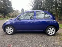 Used Nissan Micra 88 HP (64 kW) 2003 Blue Hatchback