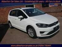 Used VW Golf Sportsvan SE 125 HP (91 kW) 2014 White MPV