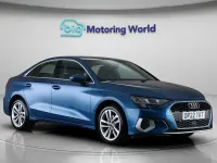 Begagnad Audi A3 Sport 150 HK (110 kW) 2022 Blå Sedan