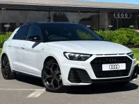 New Audi A1 Sportback Black Edition 2026 White Hatchback