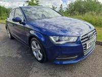 Used Audi A3 Sport 110 HP (80 kW) 2016 Blue Hatchback