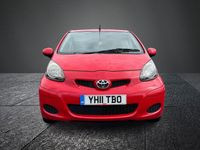Used Toyota Aygo 68 HP (50 kW) 2011 Red Hatchback