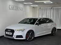 Begagnad Audi S3 Sportback Black Edition 2018 Vit Halvkombi