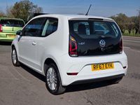 Begagnad VW up! move up! 60 HK (44 kW) 2018 Vit Halvkombi
