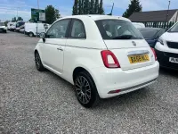 Used Fiat 500 Collezione 69 HP (50 kW) 2018 White Hatchback