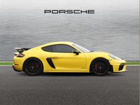 Used Porsche Cayman GT4 414 HP (304 kW) 2021 Yellow Coupe