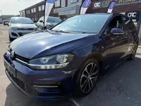 Used VW Golf VII R-line 150 HP (110 kW) 2018 Blue Hatchback
