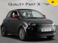 Used Fiat 500e Red 86 kW (118 HP) 2021 Black Cabriolet