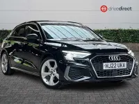 Used Audi A3 S-Line 150 HP (110 kW) 2022 Black Sedan