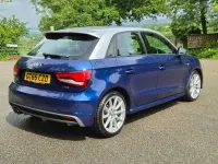 Used Audi A1 Sportback S-Line 125 HP (91 kW) 2016 Blue Hatchback