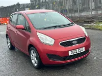 Used Kia Venga 125 HP (91 kW) 2012 Red Hatchback