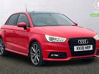 Usado Audi A1 Sportback Black Edition 125 HP (91 kW) 2018 Vermelho Citadino