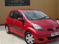 Used Toyota Aygo 68 HP (50 kW) 2011 Red Hatchback