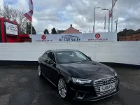 Used Audi A4 S-Line 150 HP (110 kW) 2019 Black Sedan