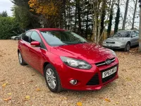 Used Ford Focus Titanium 2013 Red Hatchback