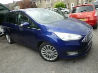 Used Ford Grand C-Max Titanium 120 HP (88 kW) 2015 Blue MPV