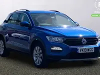 Used VW T-Roc SE 116 HP (85 kW) 2019 Blue SUV