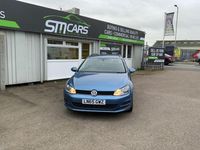 Used VW Golf VII SE 110 HP (80 kW) 2015 Blue Estate