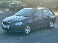 Used Skoda Fabia SE 90 HP (66 kW) 2017 Blue Estate