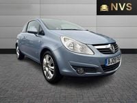 Used Vauxhall Corsa Design Edition 89 HP (65 kW) 2009 Blue Hatchback