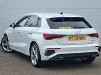 Used Audi A3 S-Line 110 HP (80 kW) 2023 White Sedan