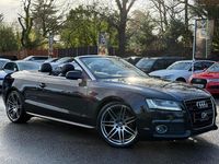 Used Audi A5 Cabriolet S-Line 2010 Black Cabriolet