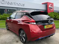 Used Nissan Leaf Tekna 110 kW (150 HP) 2019 Red Hatchback